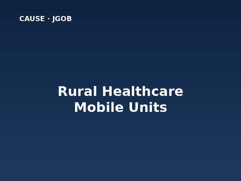 Rural Healthcare Mobile Units