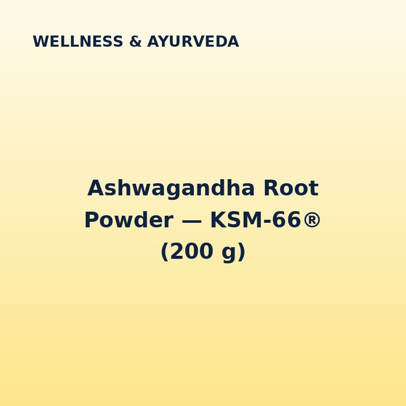 Ashwagandha Root Powder — KSM-66® (200 g)